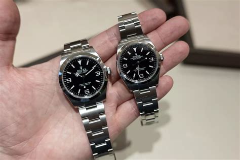 rolex explorer 1 36 vs 40|Rolex explorer 36mm new.